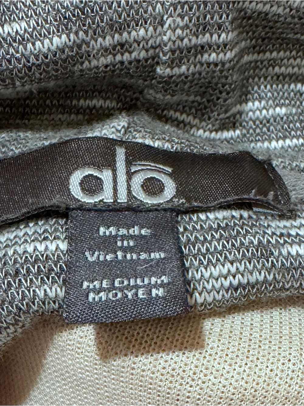 Alo Yoga off-the-shoulder cowl neck top medium